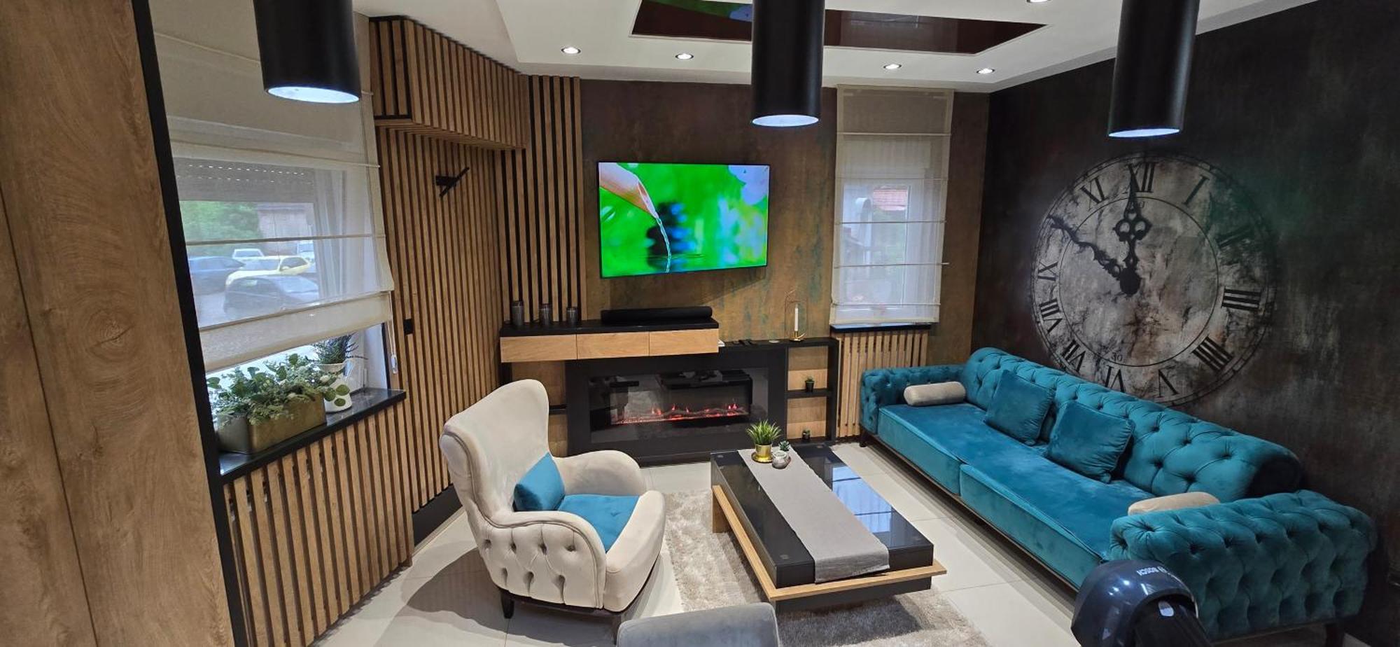 Design Apartment Platinium Spa Lux 5 Star "Havana" Completely Private Wellness & Spa Free Included Sauna & Jacuzzi & Salt Wall & Fire Place & 3D Ceilings & Business Wifi & Netflix & Keyless Code Entry & Full Smart App & Secure 2 Parking Place ชูปริยา ภายนอก รูปภาพ