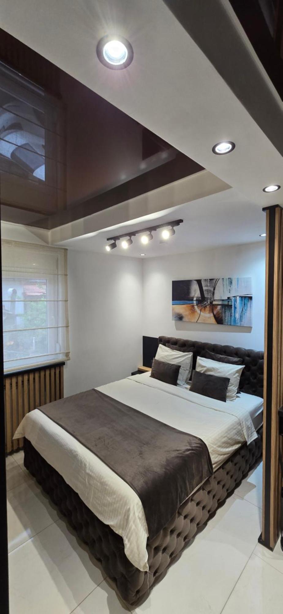 Design Apartment Platinium Spa Lux 5 Star "Havana" Completely Private Wellness & Spa Free Included Sauna & Jacuzzi & Salt Wall & Fire Place & 3D Ceilings & Business Wifi & Netflix & Keyless Code Entry & Full Smart App & Secure 2 Parking Place ชูปริยา ภายนอก รูปภาพ